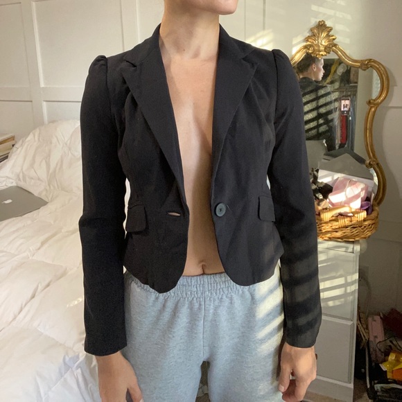 New - Old Navy Black Blazer - Picture 1 of 4